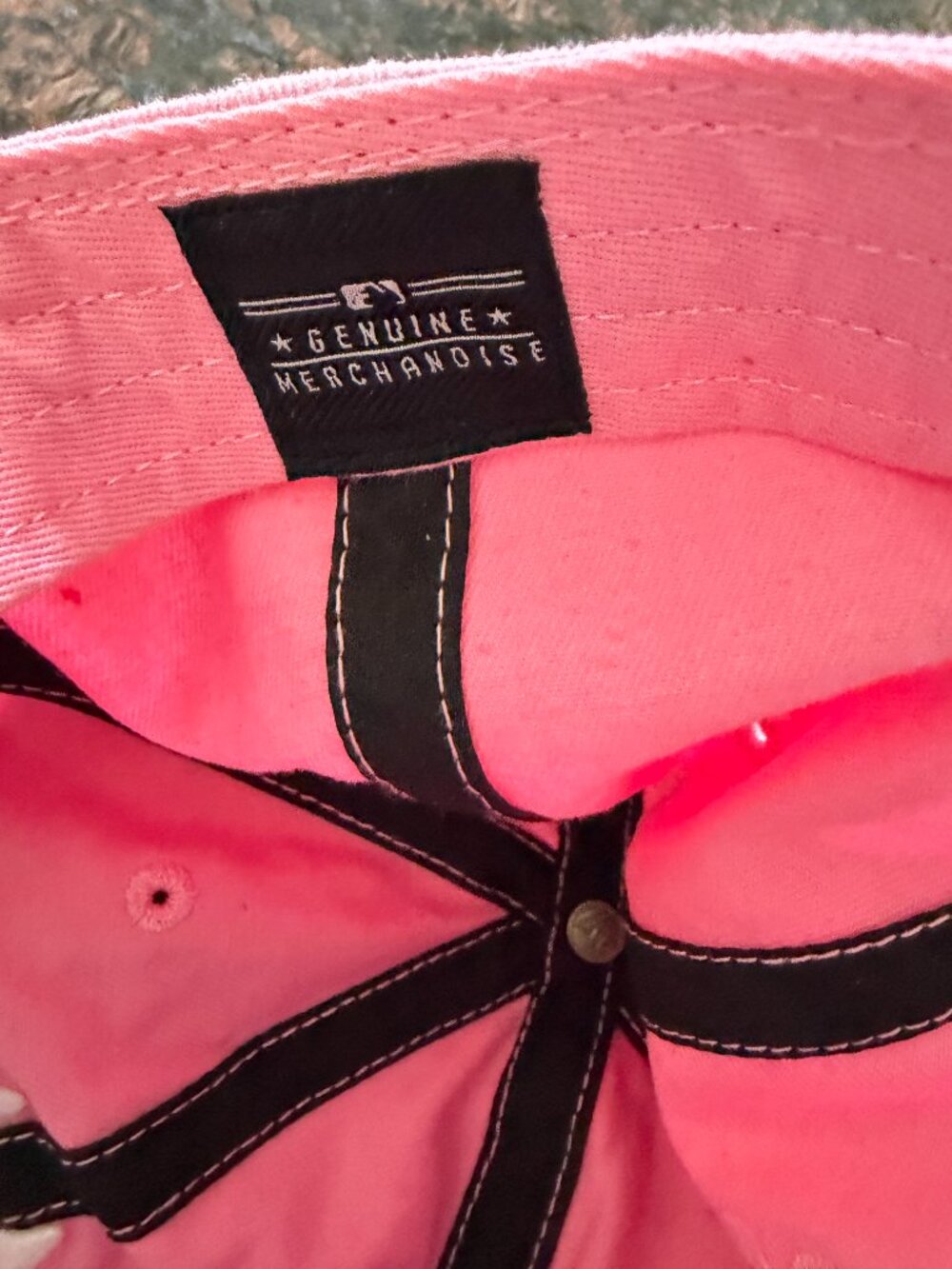 New Pink NY Adjustable Baseball Cap - Picture 3 of 4